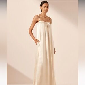 LA LUNE column maxi dress